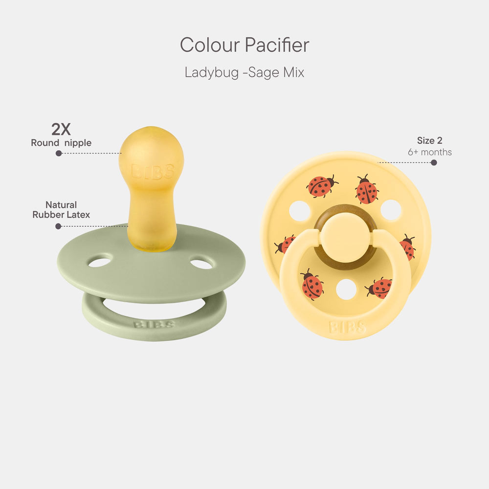 BIBS Studio soother round nipple, natural rubber latex for comforting soothing sessions.