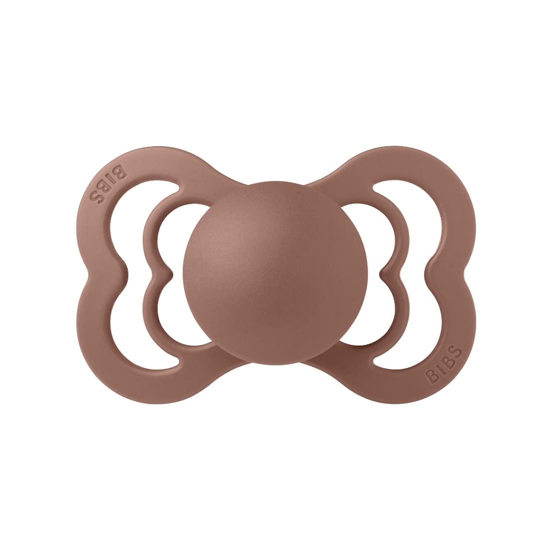 BIBS Supreme silicone material offers a soft, safe mouthfeel.