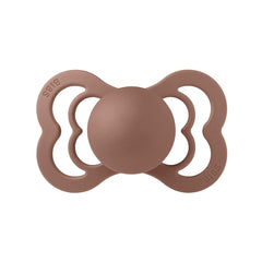 BIBS Supreme silicone material offers a soft, safe mouthfeel.