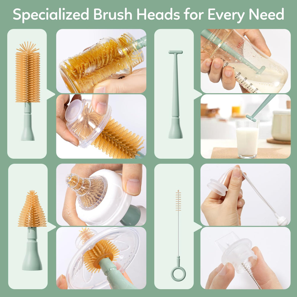Bicboz food-grade silicone bottle brush is BPA-free and boil-safe.