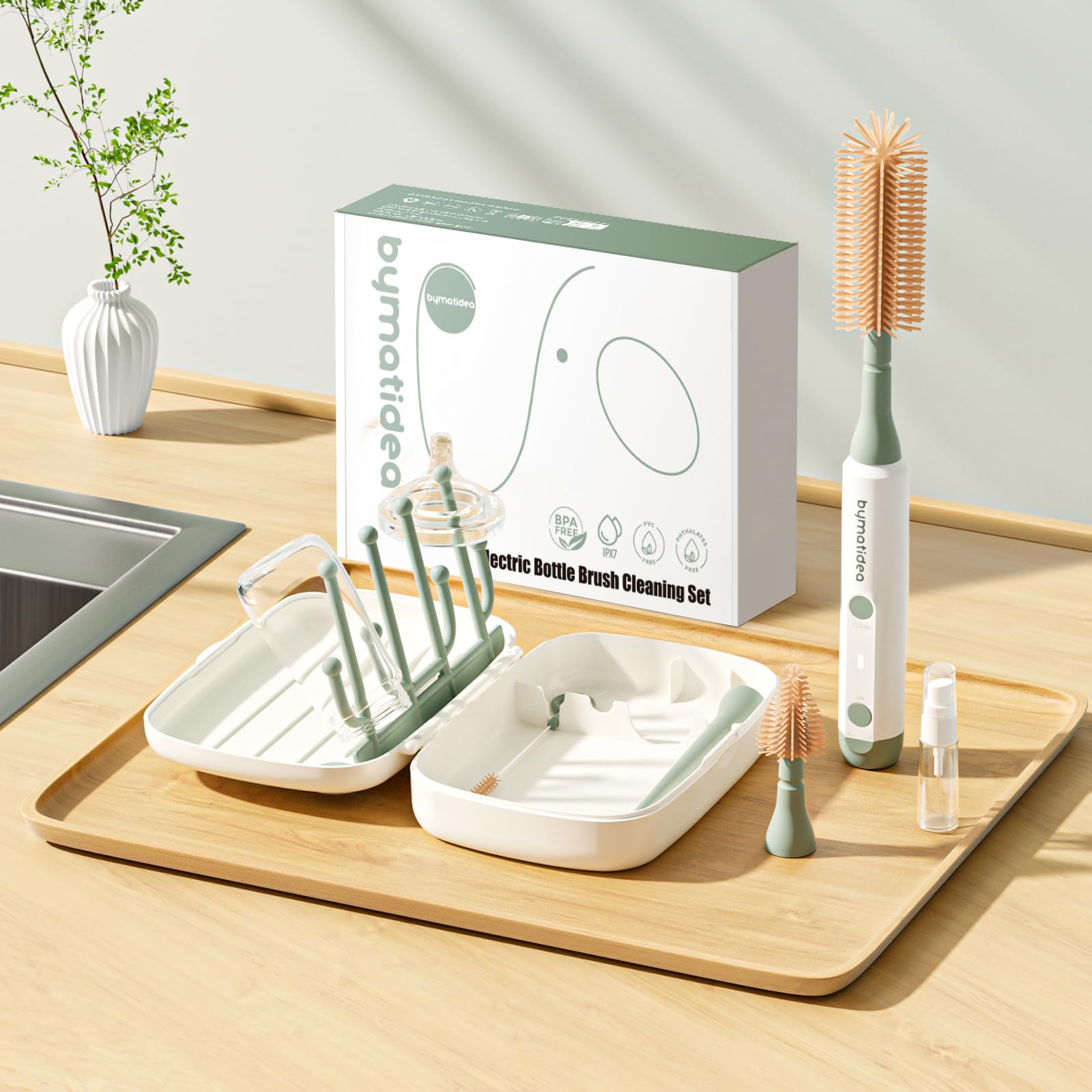 Bicboz gift-ready cleaning kit for new parents.
