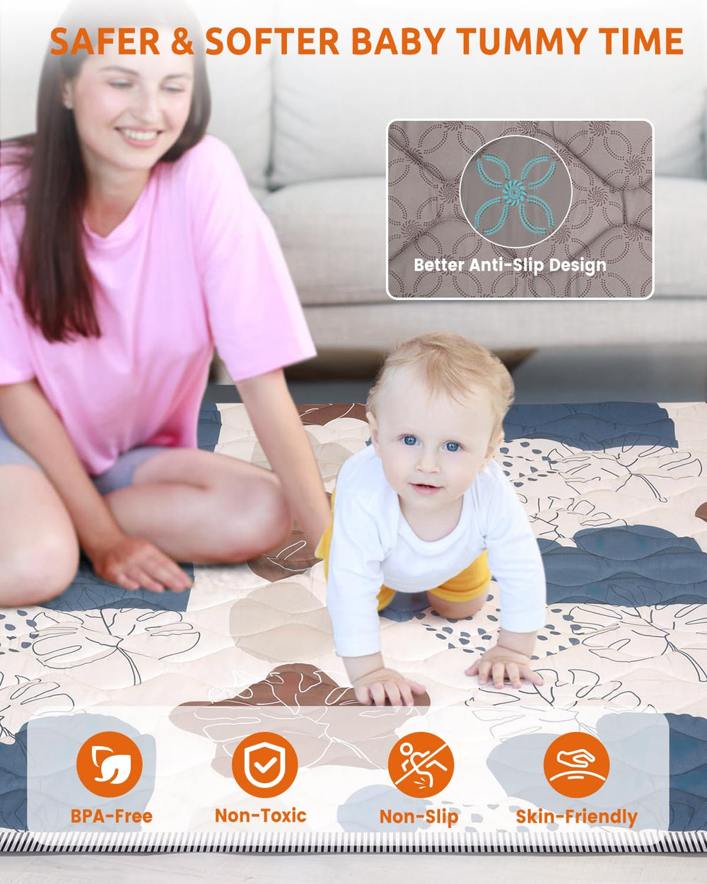 BICESTE foldable, portable mat for indoor and outdoor use.