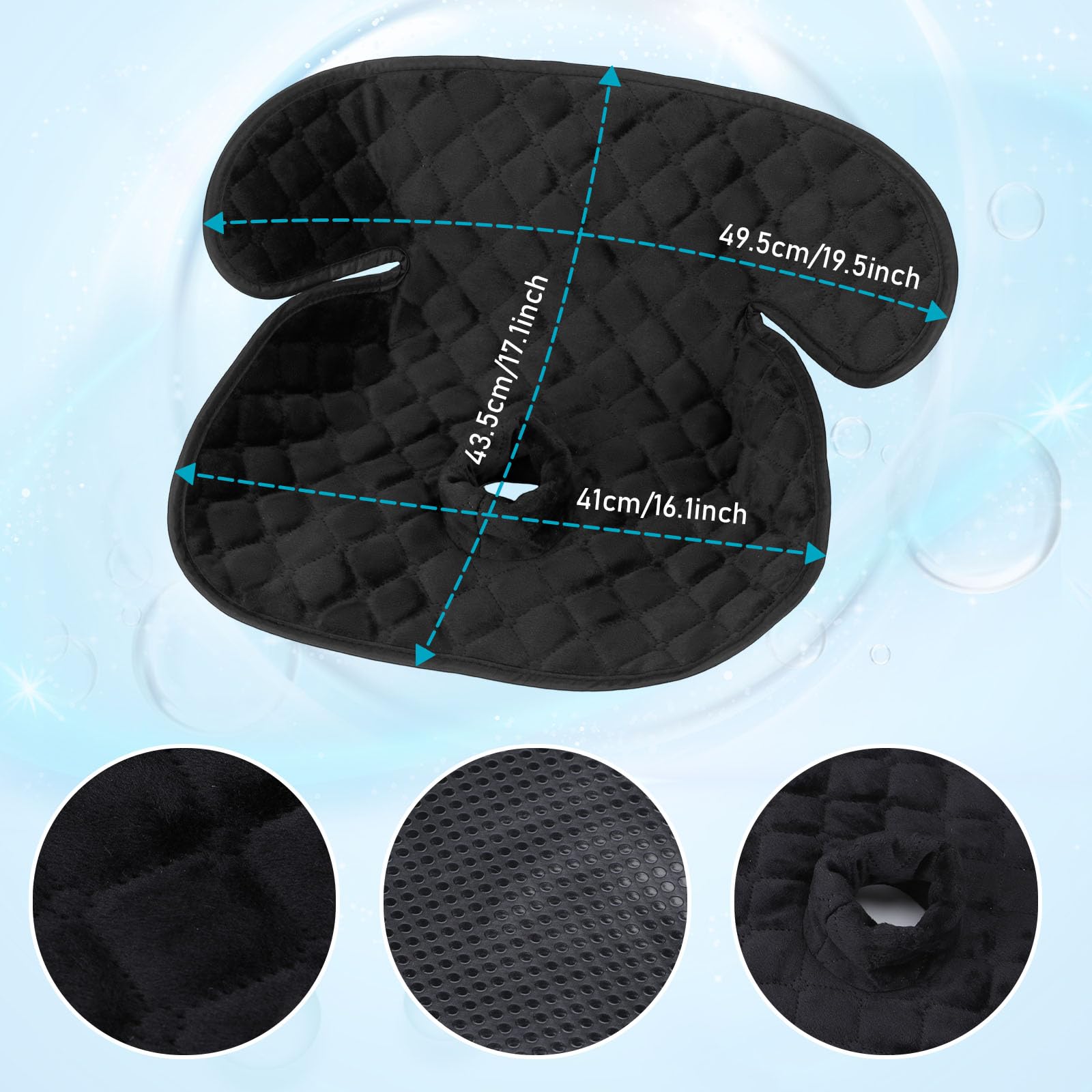 BicycleStore Piddle Pad diaper-leak absorption protects seats from spills and accidents.
