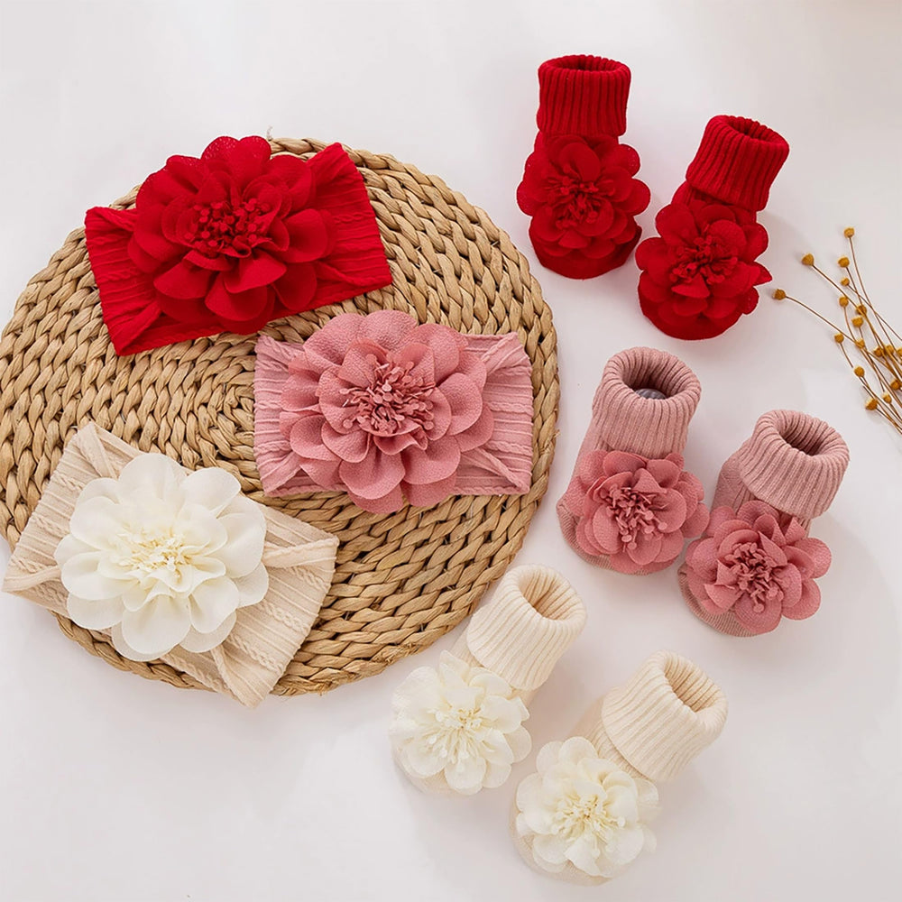 Bidadary 3D floral design headband adds adorable charm for photo shoots and outfits.