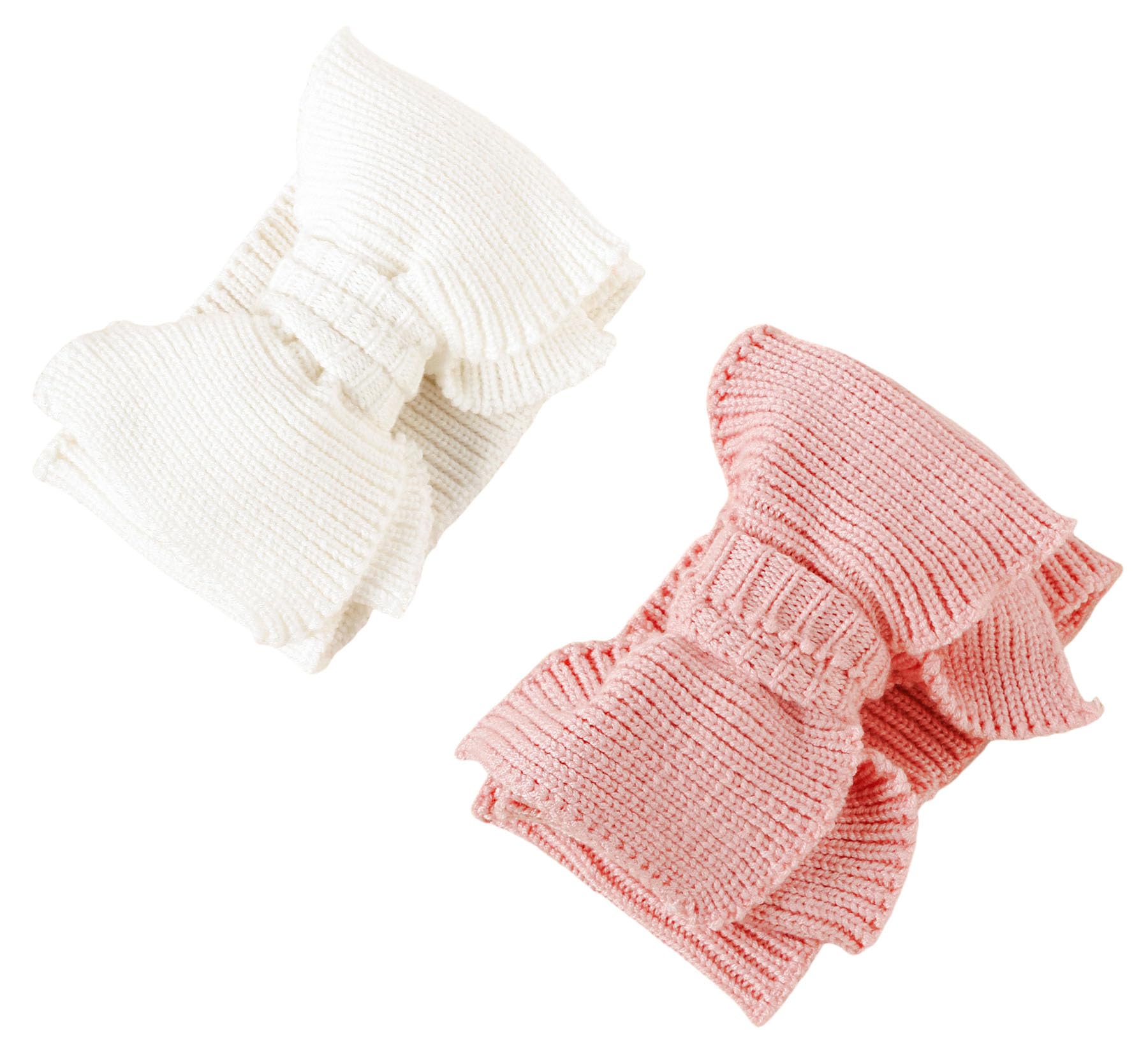 Bidadary baby topknot headband in warm knit for cozy fall outfits