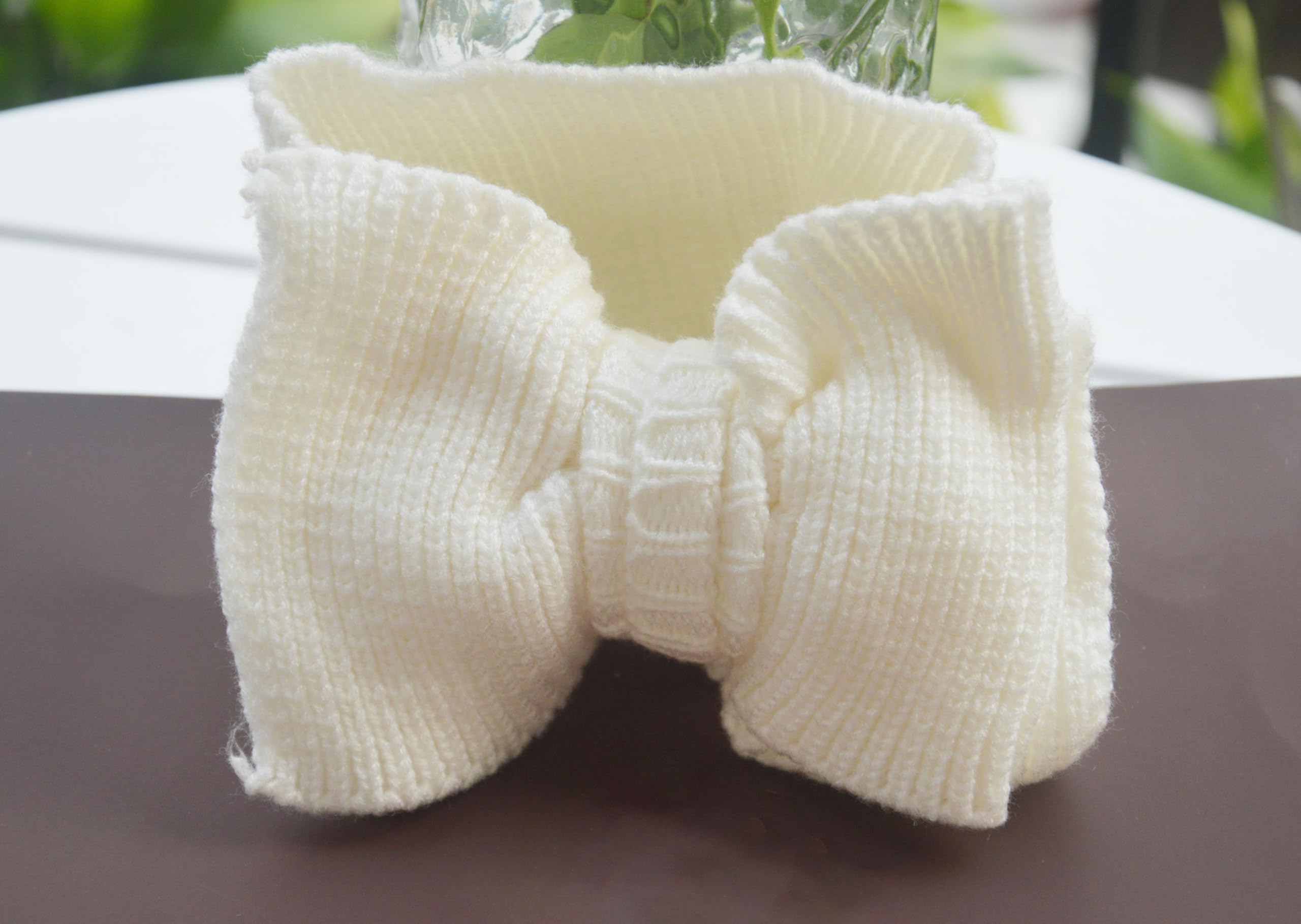 Bidadary toddler bow headband stretches to fit growing kids