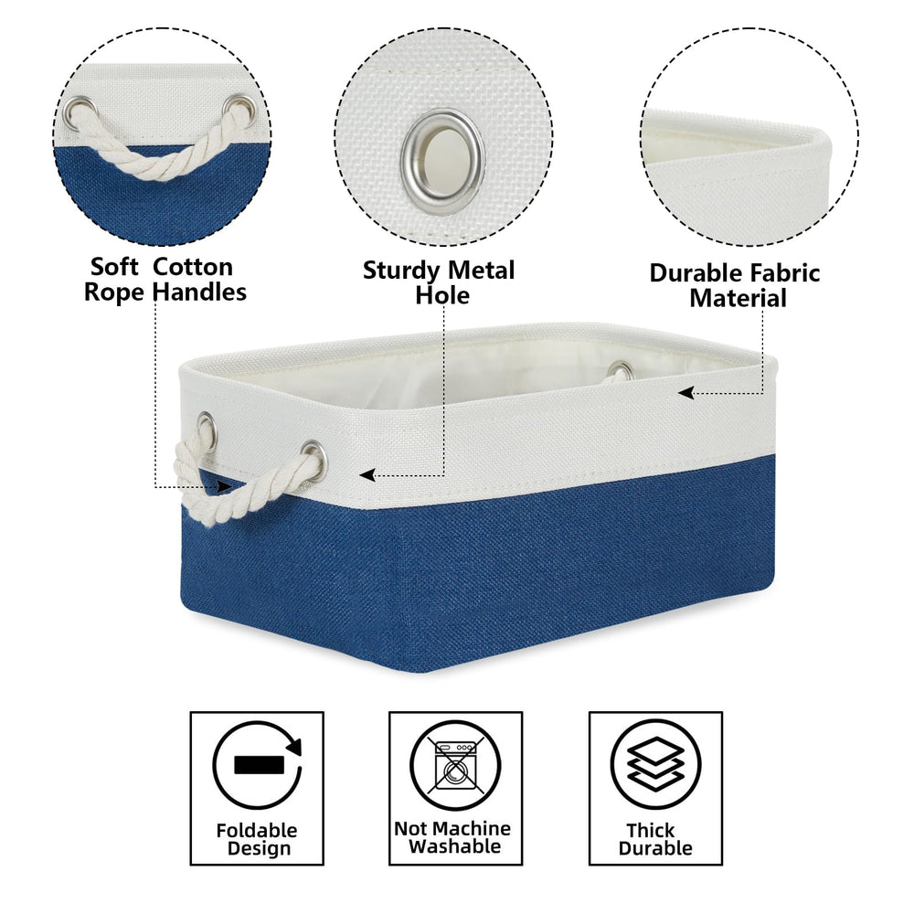 Bidtakay storage baskets on shelves and closets showcase versatile organization