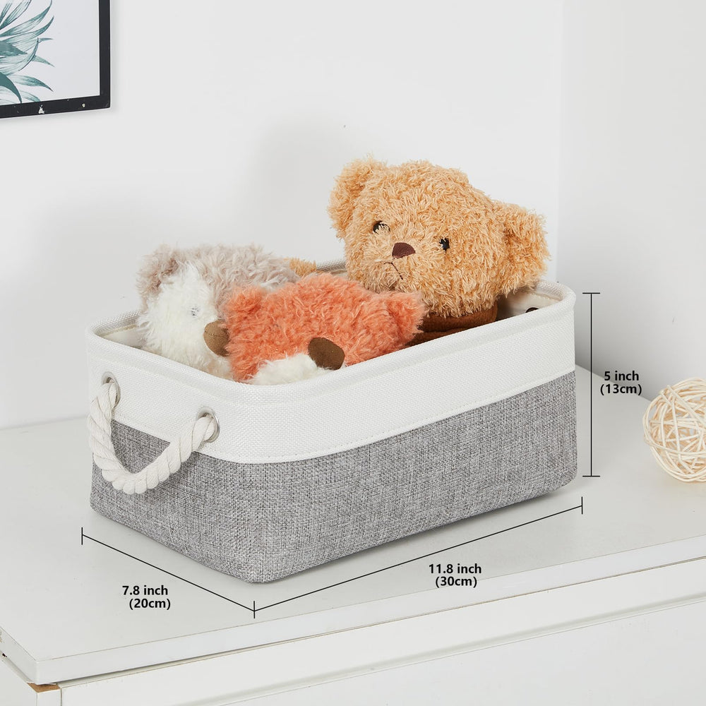 Bidtakay small baskets 6-pack standing upright showcase quick-access organization.