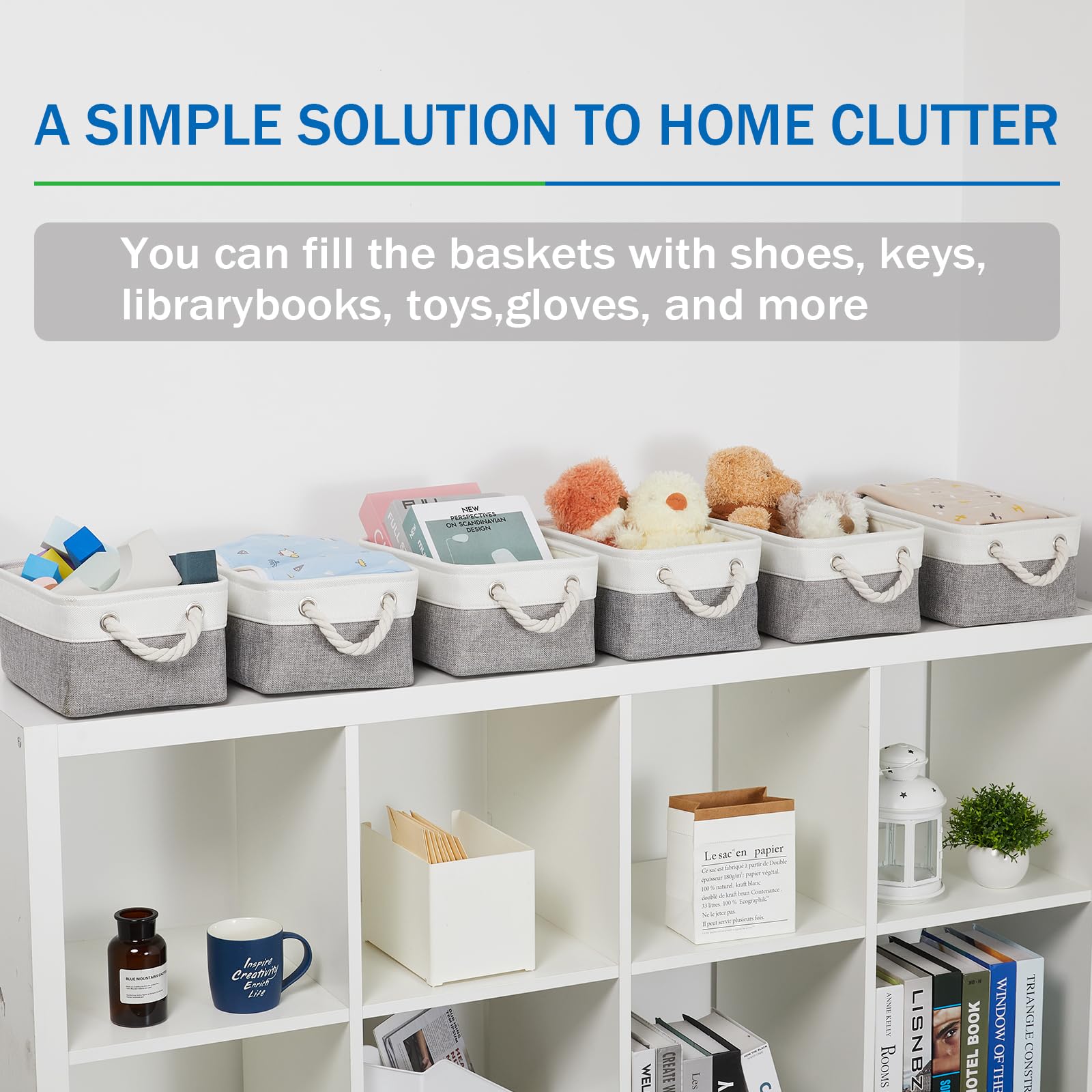 Bidtakay bedroom closet organizer basket simplifies storing socks and garments.