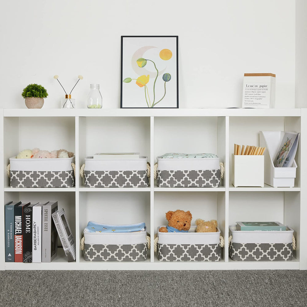 Bidtakay small storage basket canvas detail emphasizes sturdy construction for everyday use