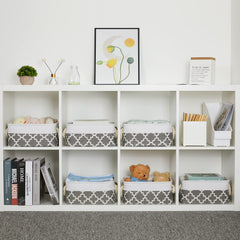 Bidtakay small storage basket canvas detail emphasizes sturdy construction for everyday use