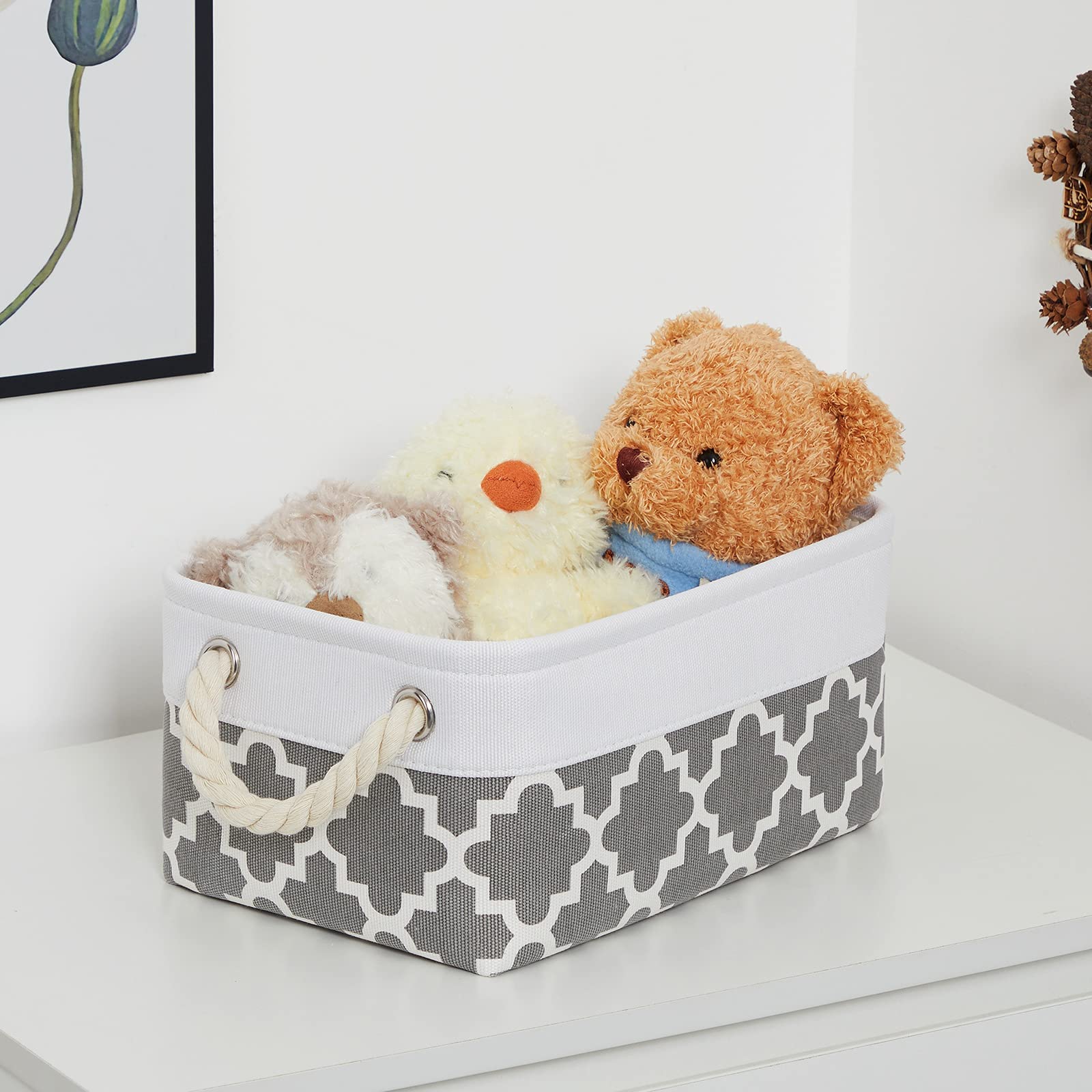 Bidtakay storage basket collapsed flat ready for travel or seasonal storage