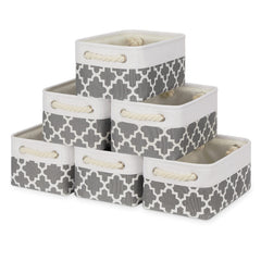 Bidtakay small storage basket folded for space-saving packaging and easy transport