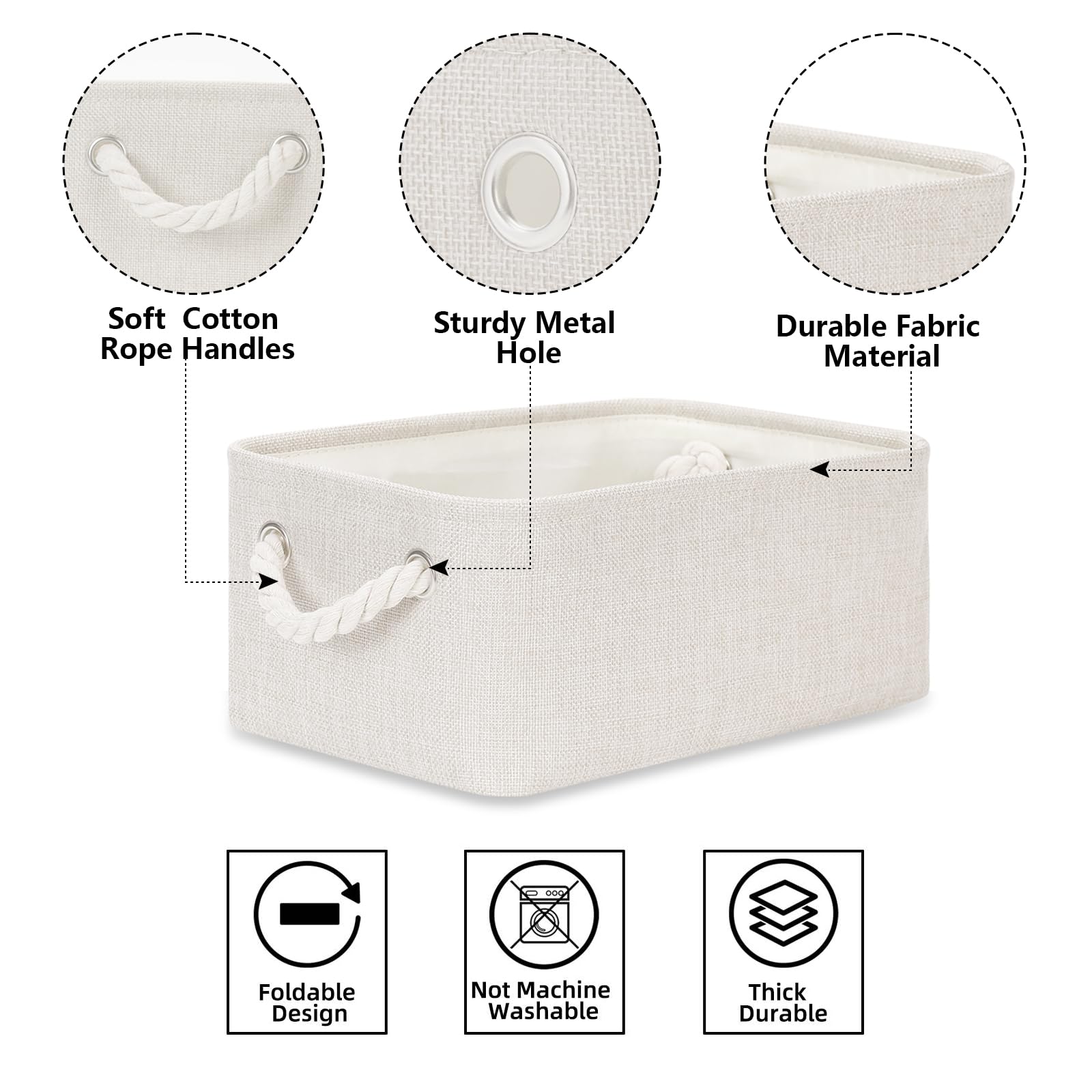 Bidtakay nursery toy storage basket keeps playroom tidy.