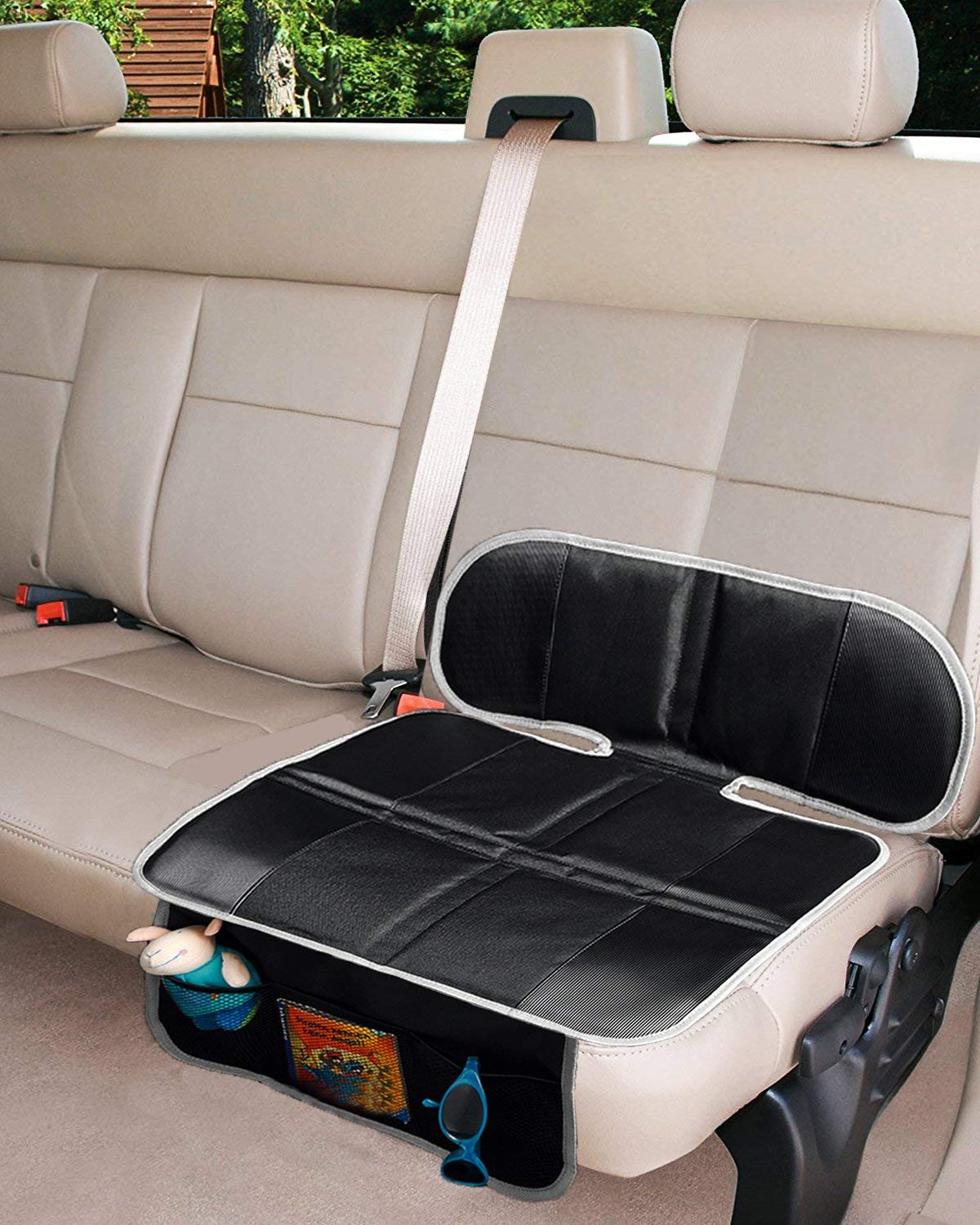 Big Ant car seat protector with thick padding for extra seating comfort and upholstery protection