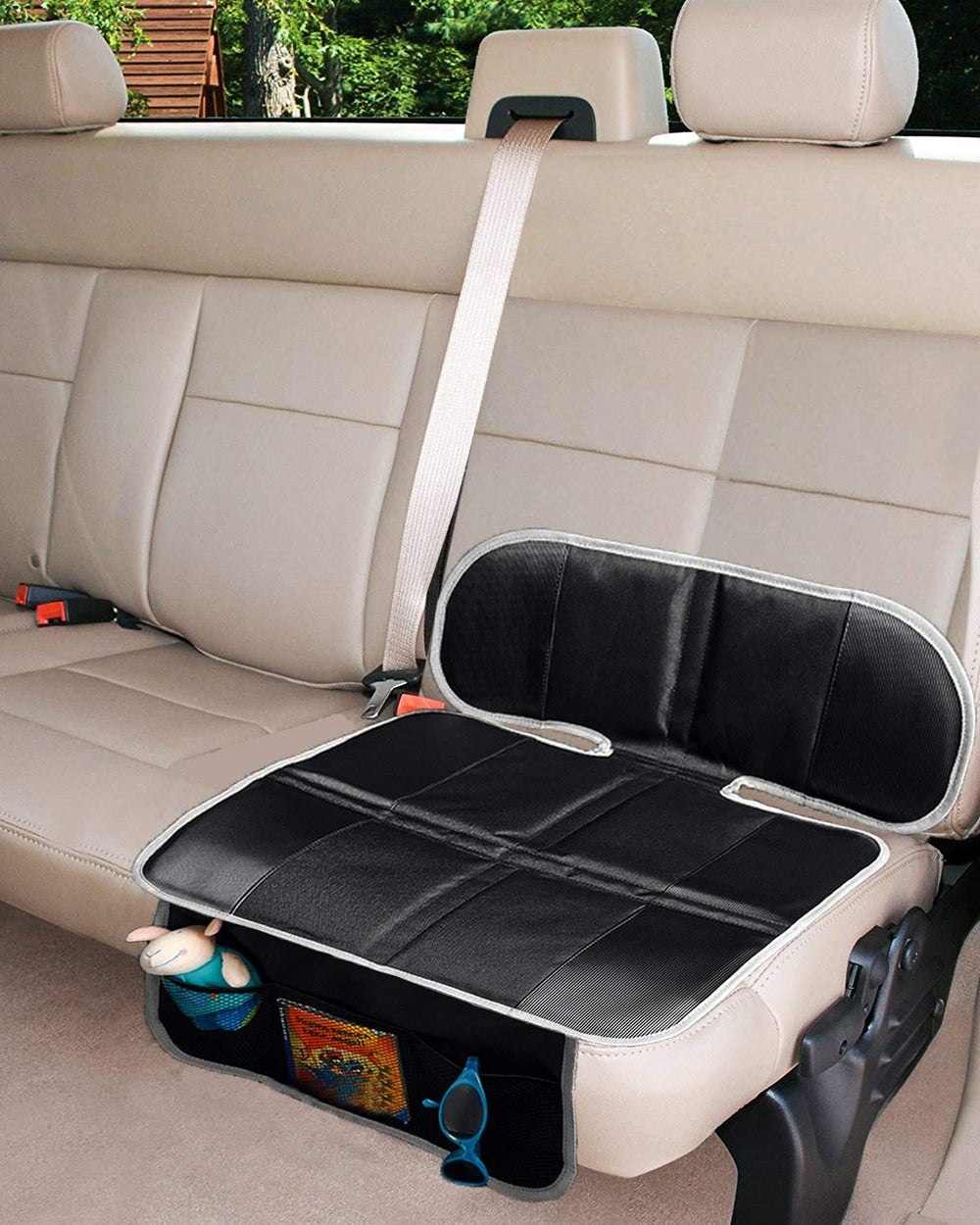 Big Ant car seat protector with thick padding for extra seating comfort and upholstery protection