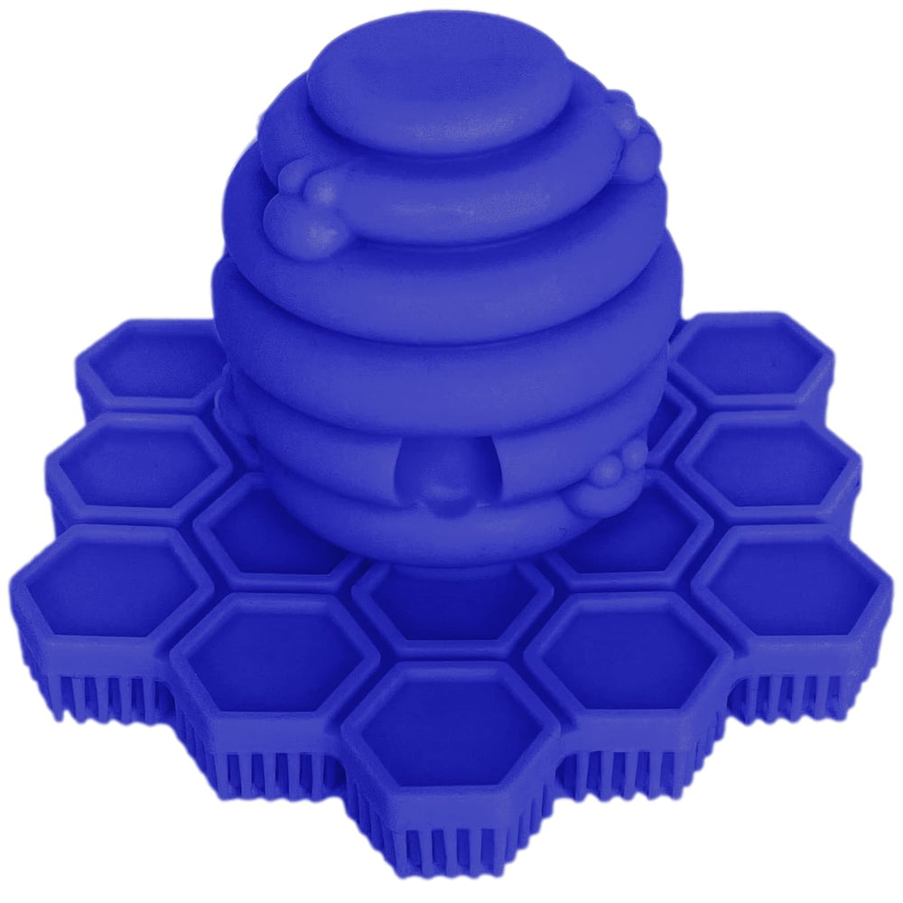 Big Bee, Little Bee ScrubBEE handle grip supports independent washing for kids.