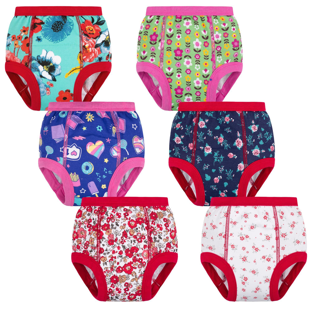 BIG ELEPHANT 6-pack potty training pants forest design soft cotton for gentle daily wear