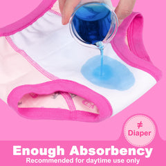 BIG ELEPHANT training-underwear absorbent-padding catching small leaks during potty training.