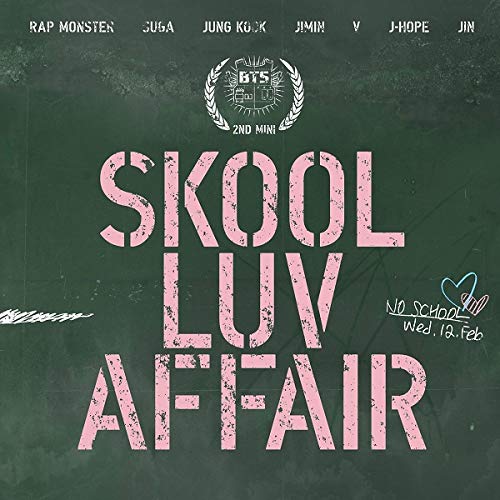 Bighit Ent BTS Skool Luv Affair album cover, a collectible centerpiece for K-pop fans.