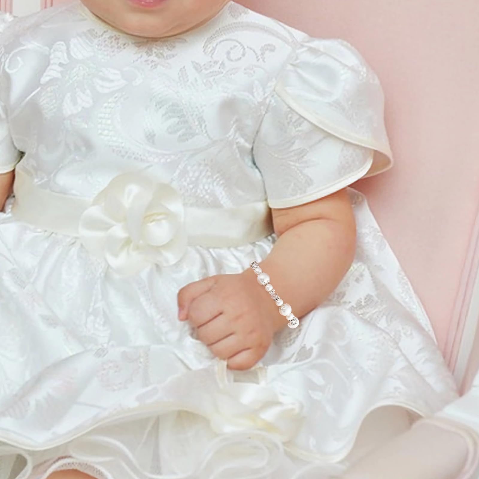 BigPig christening gift set arranged for baby shower keepsake.