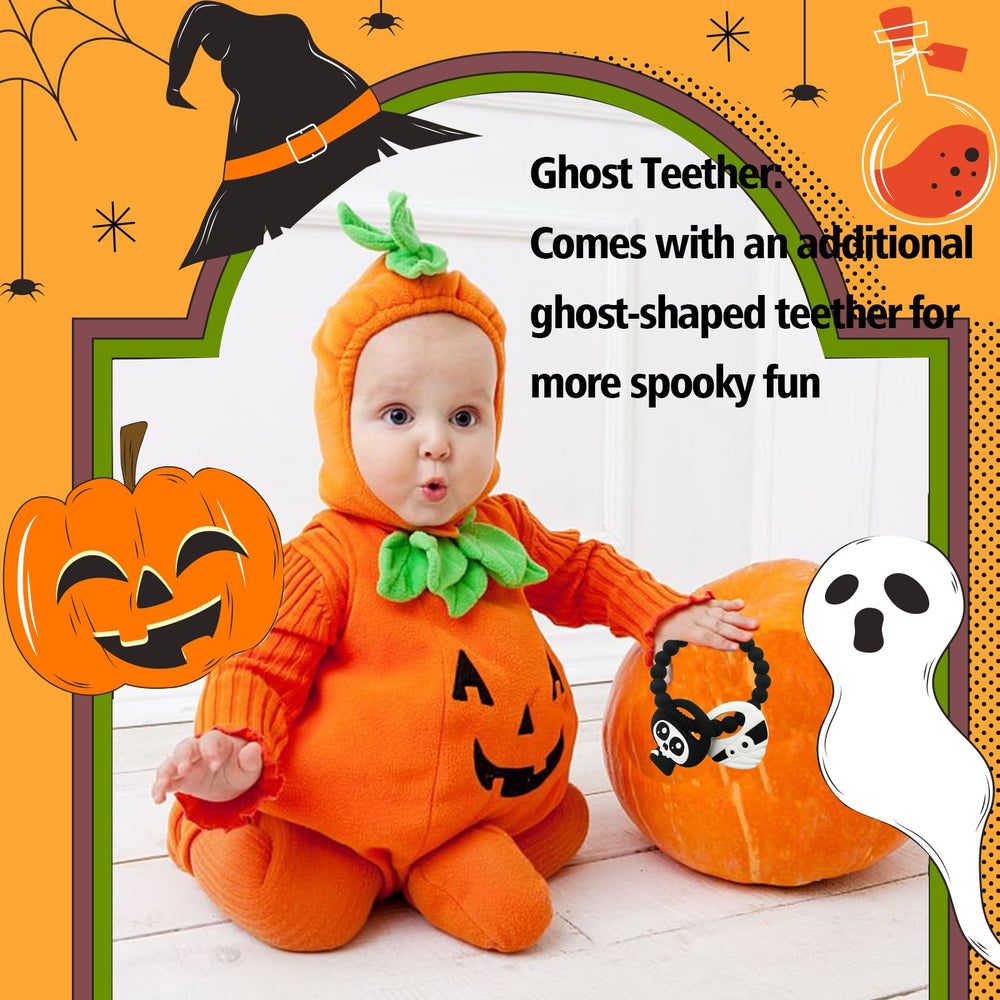BIGSPINACH baby-teether-holding enables easy grasp for little fingers.