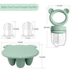 BIGSPINACH pouch with 2mm holes; safe, small bites for digestion.