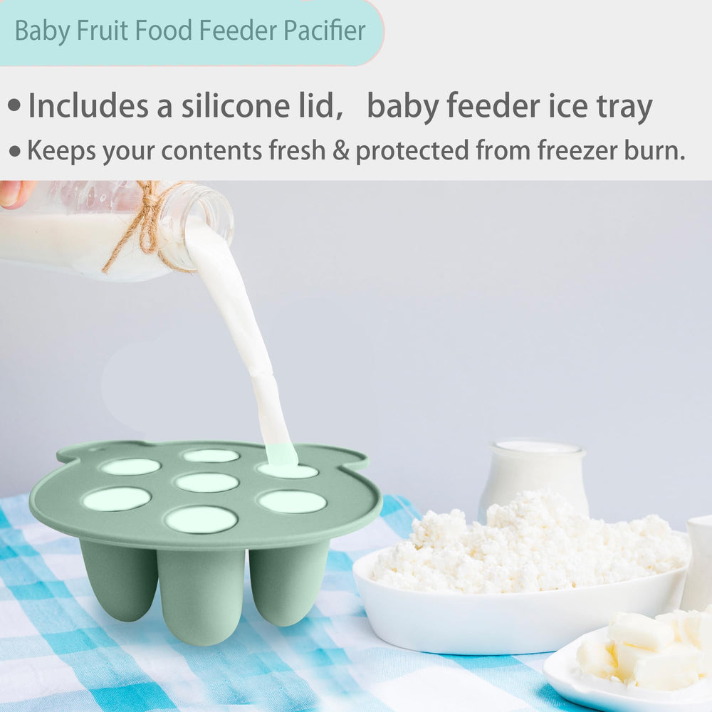 BIGSPINACH freezer-friendly feeding set; supports safe solids introduction.