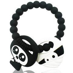BIGSPINACH ghost-teether soothes gums with a festive Halloween design.