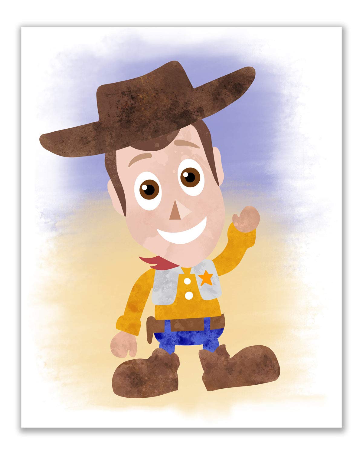 BigWig Prints Toy Story Buzz Lightyear 8x10 print brightens kids room corners.