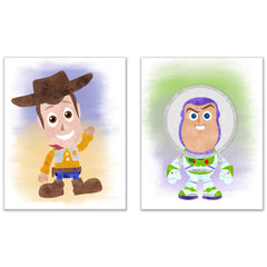 BigWig Prints Toy Story Woody 8x10 print adds whimsy to nursery decor.