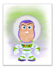 BigWig Prints Toy Story Woody and Buzz 8x10 set for a playful nursery gallery wall.