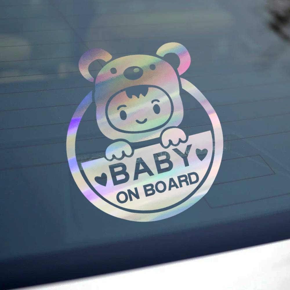 Biinfu reflective decal enhances nighttime visibility for cautious driving with children