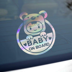 Biinfu reflective decal enhances nighttime visibility for cautious driving with children