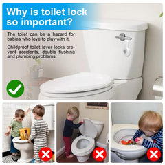 BiKontrun toilet lock one-handed operation for adults