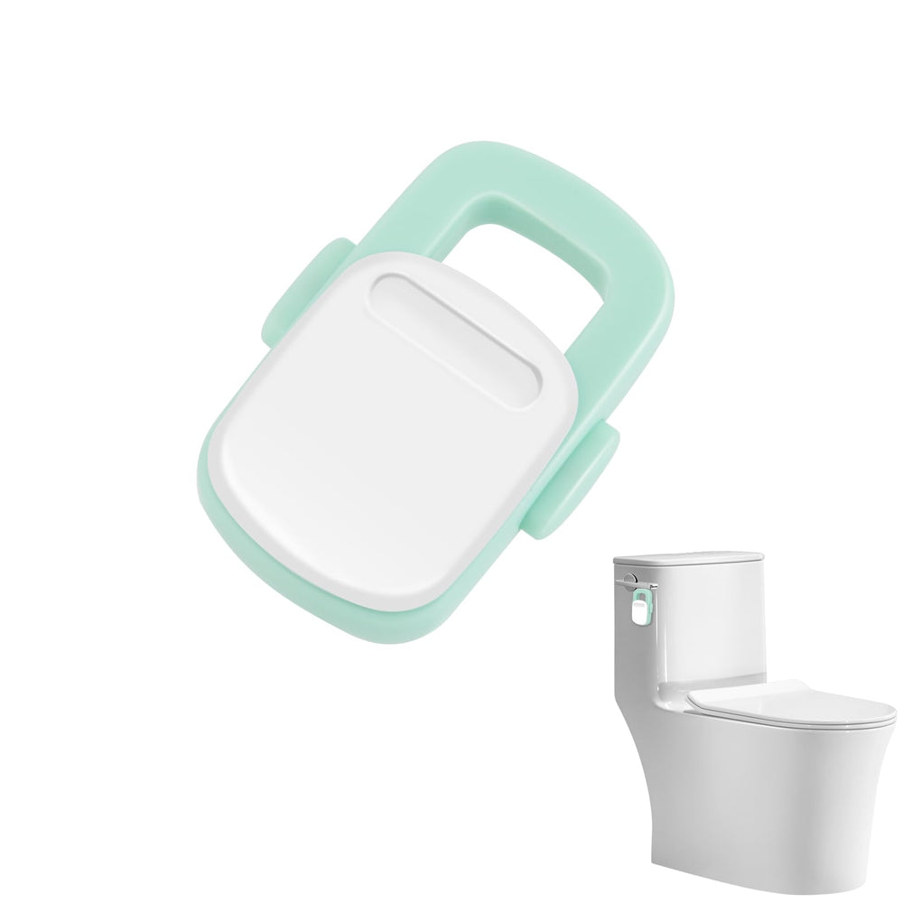 BiKontrun toilet lock round-cover provides discreet child safety for bathrooms.