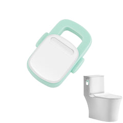 BiKontrun toilet lock round-cover provides discreet child safety for bathrooms.