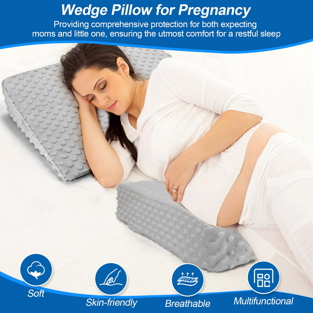 BiKontrun wedge pillow back relief during relaxing daytime reads.