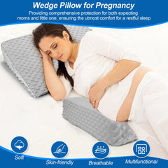 BiKontrun wedge pillow back relief during relaxing daytime reads.