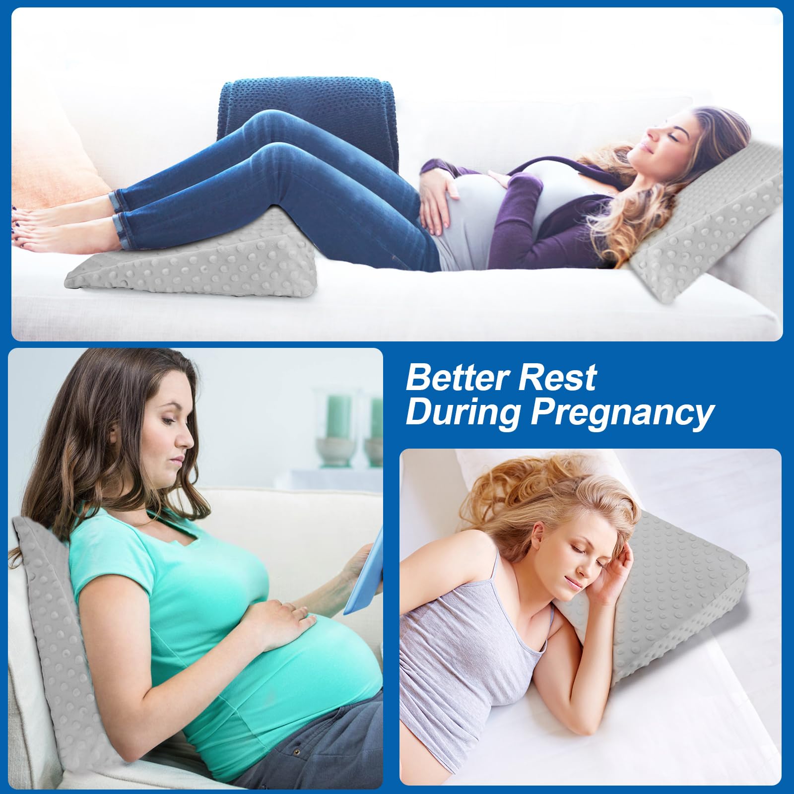 BiKontrun wedge pillow compact design fits small spaces.