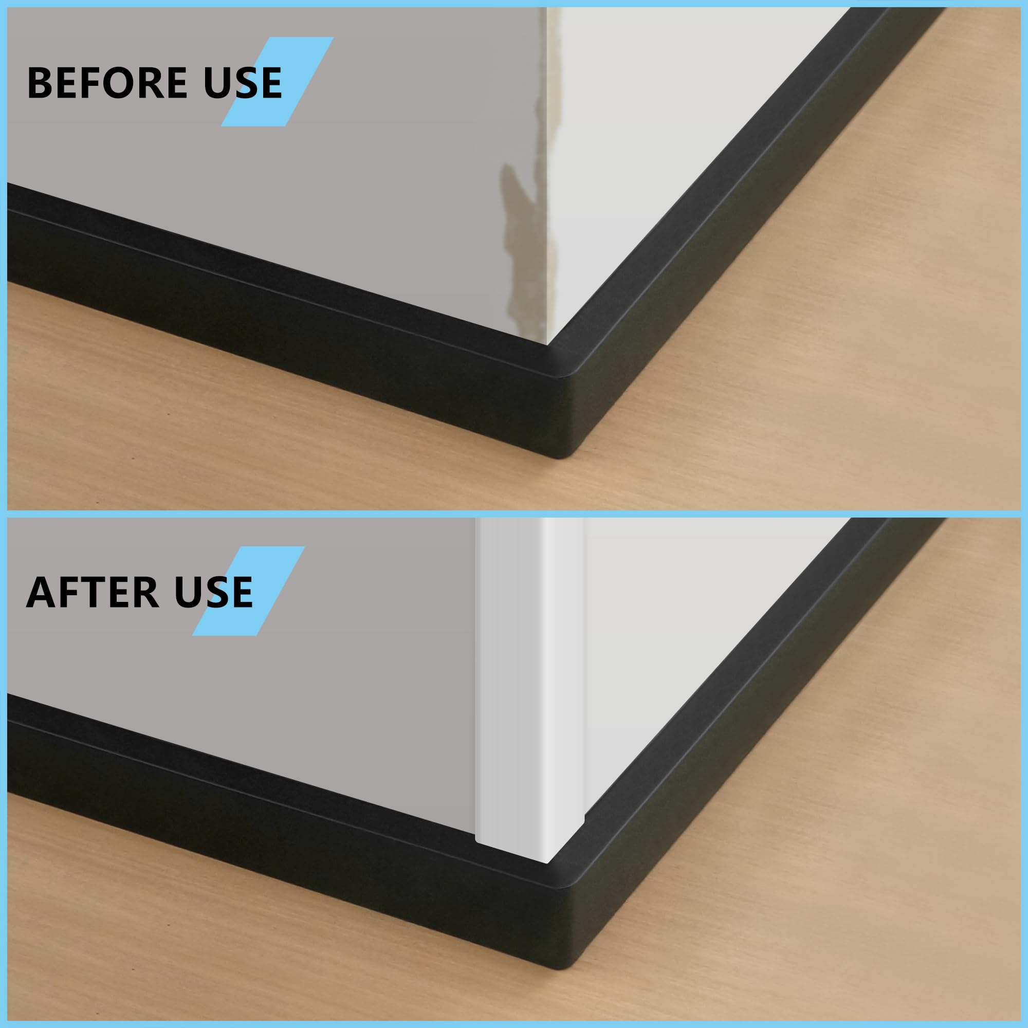Bikykose 10pcs aluminum corner protectors pack shows complete set for multiple corners.