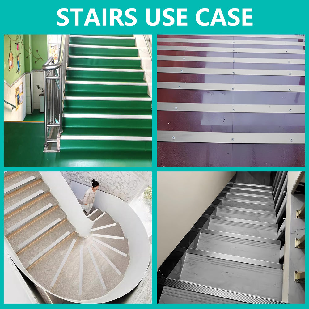 Bikykose edge protection installed on stairs demonstrates seamless, waterproof trim