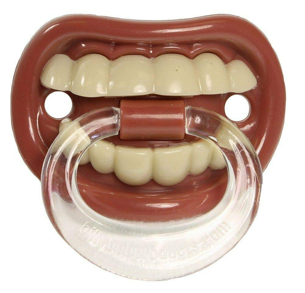 Billy Bob Teethe Thumb Sucker Pacifier packaging highlights child-friendly design for soothing comfort