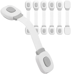 BillyBath cabinet locks packaged for quick, no-drill safety in the home