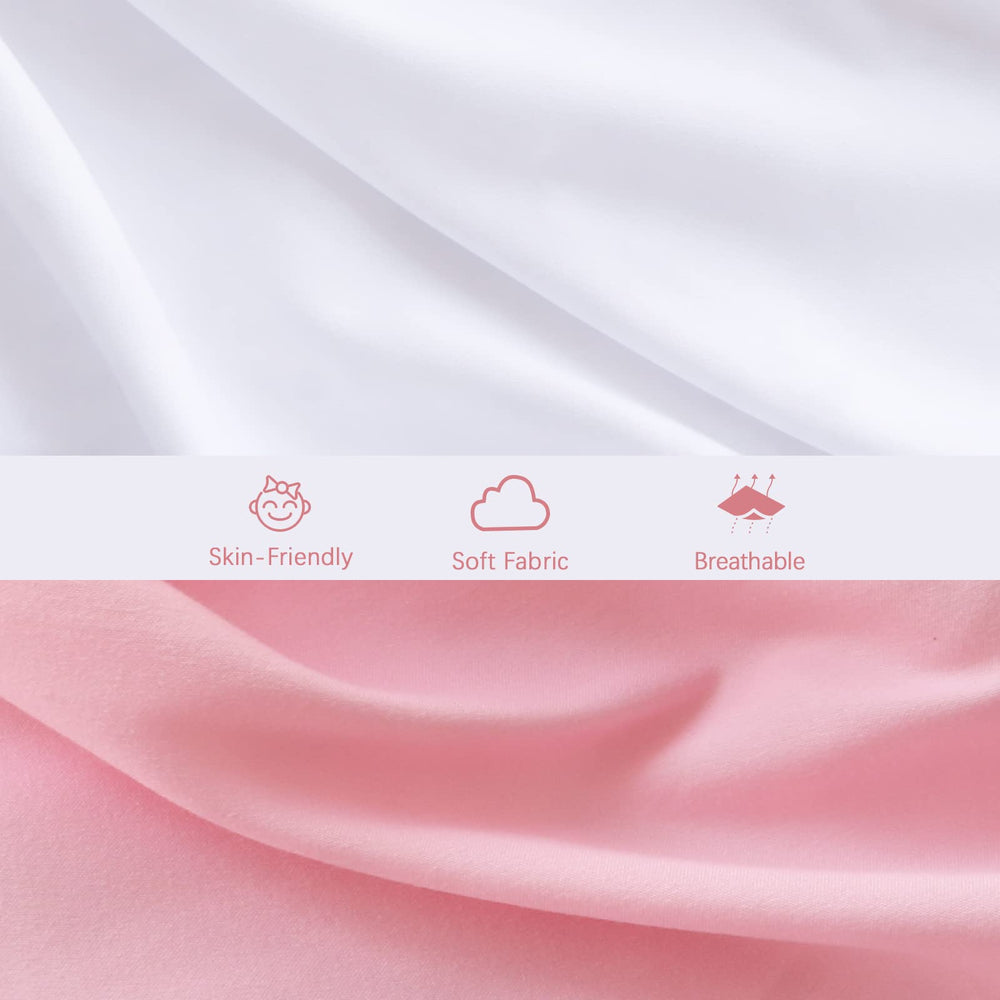Biloban 4-pack with full-encasement elastic offers quick, secure mattress changes