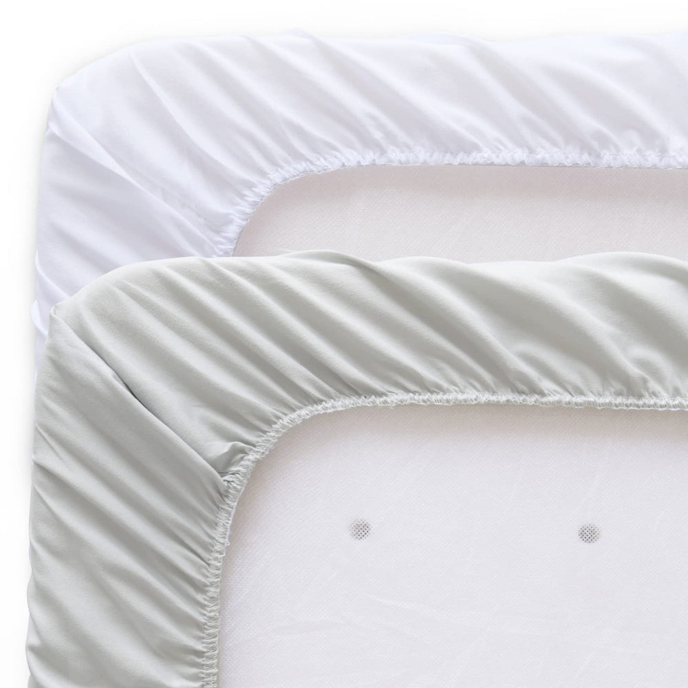 Biloban bassinet sheets washable design for easy at-home care and quick refresh.