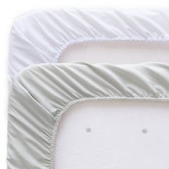 Biloban bassinet sheets washable design for easy at-home care and quick refresh.