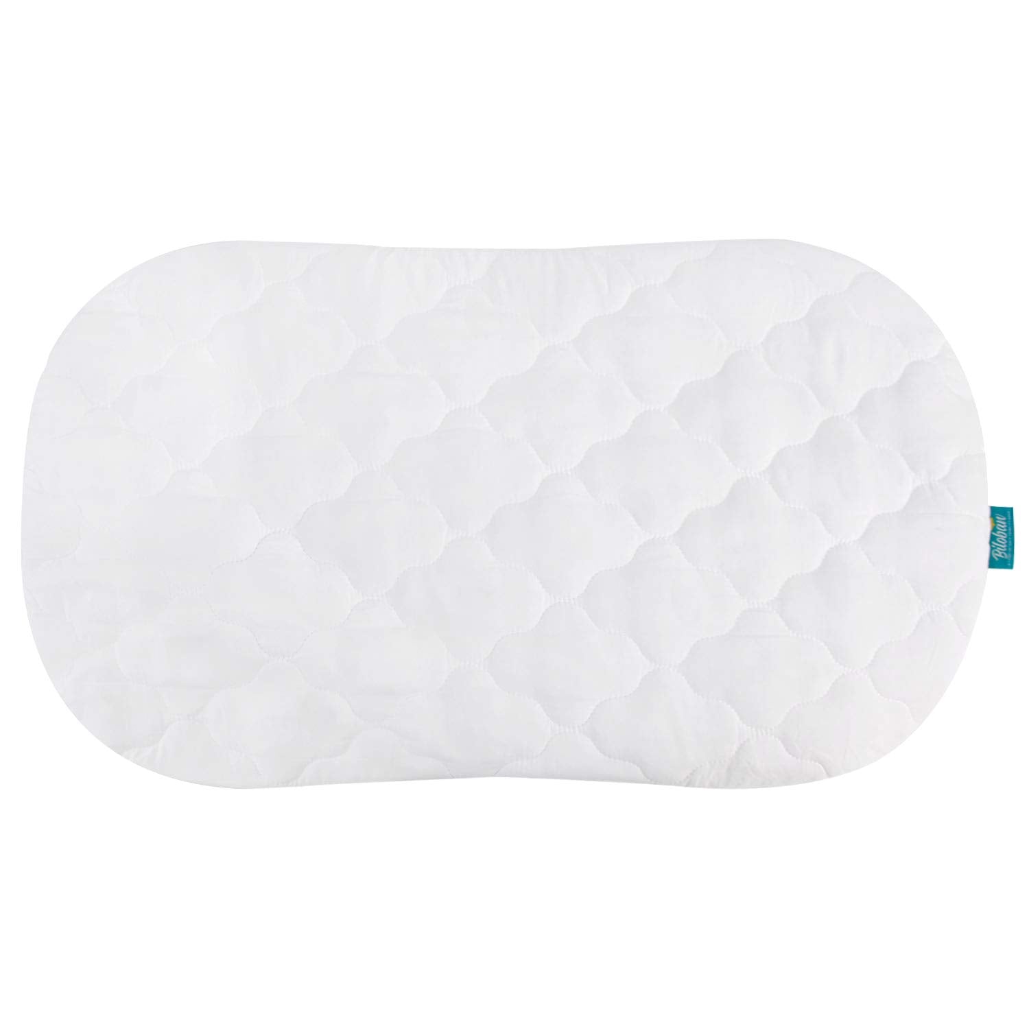 Biloban bassinet mattress cover shows a secure fit on Halo bassinets for worry-free nights.