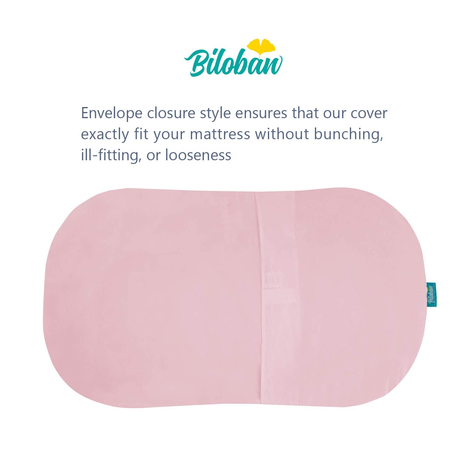 Biloban noiseless bassinet cover minimizes crinkle sounds during baby movement
