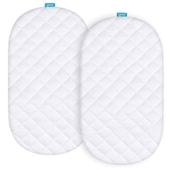 Biloban bassinet mattress pad cover fitting Chicco LullaGlide for snug support.